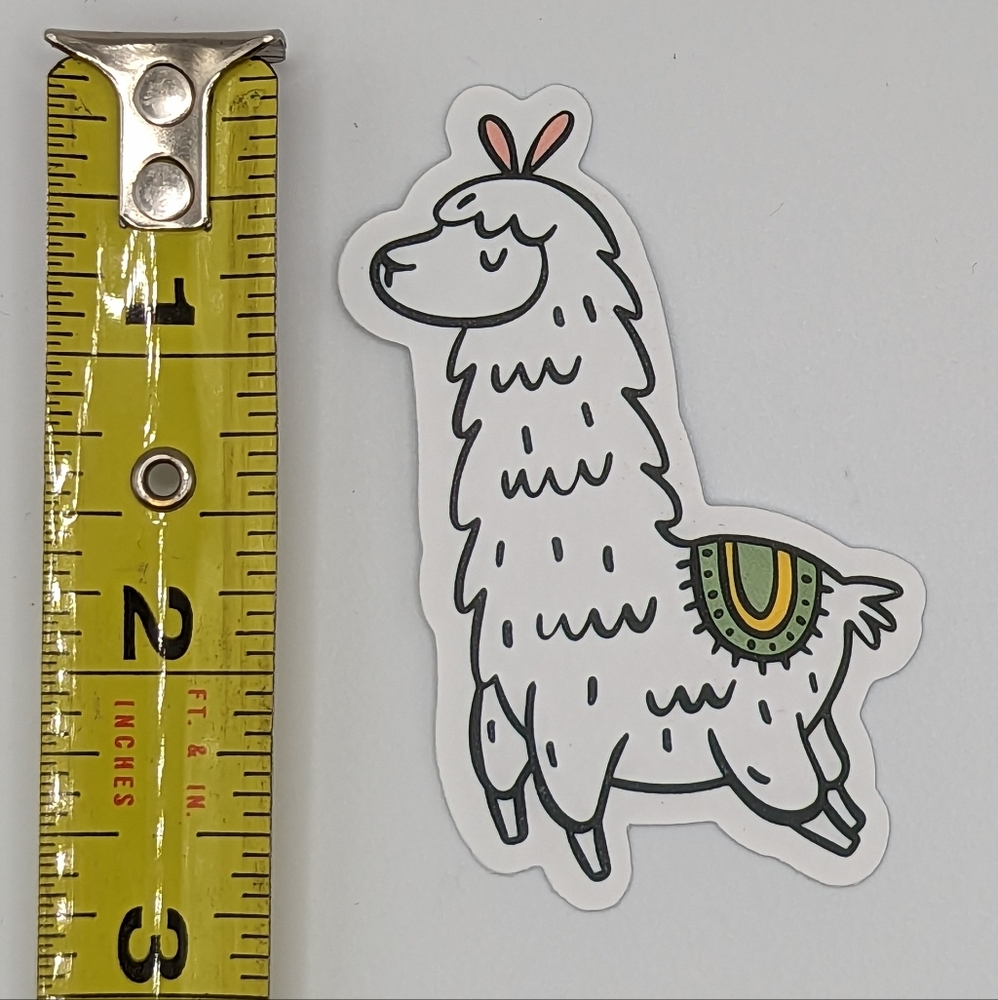 Llama Sticker - Picture 2 of 2
